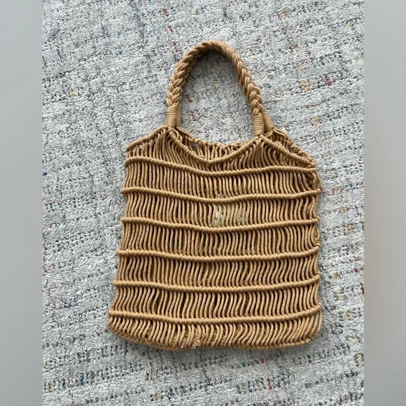 Beach Macrame Handbag - Picture 2 of 3